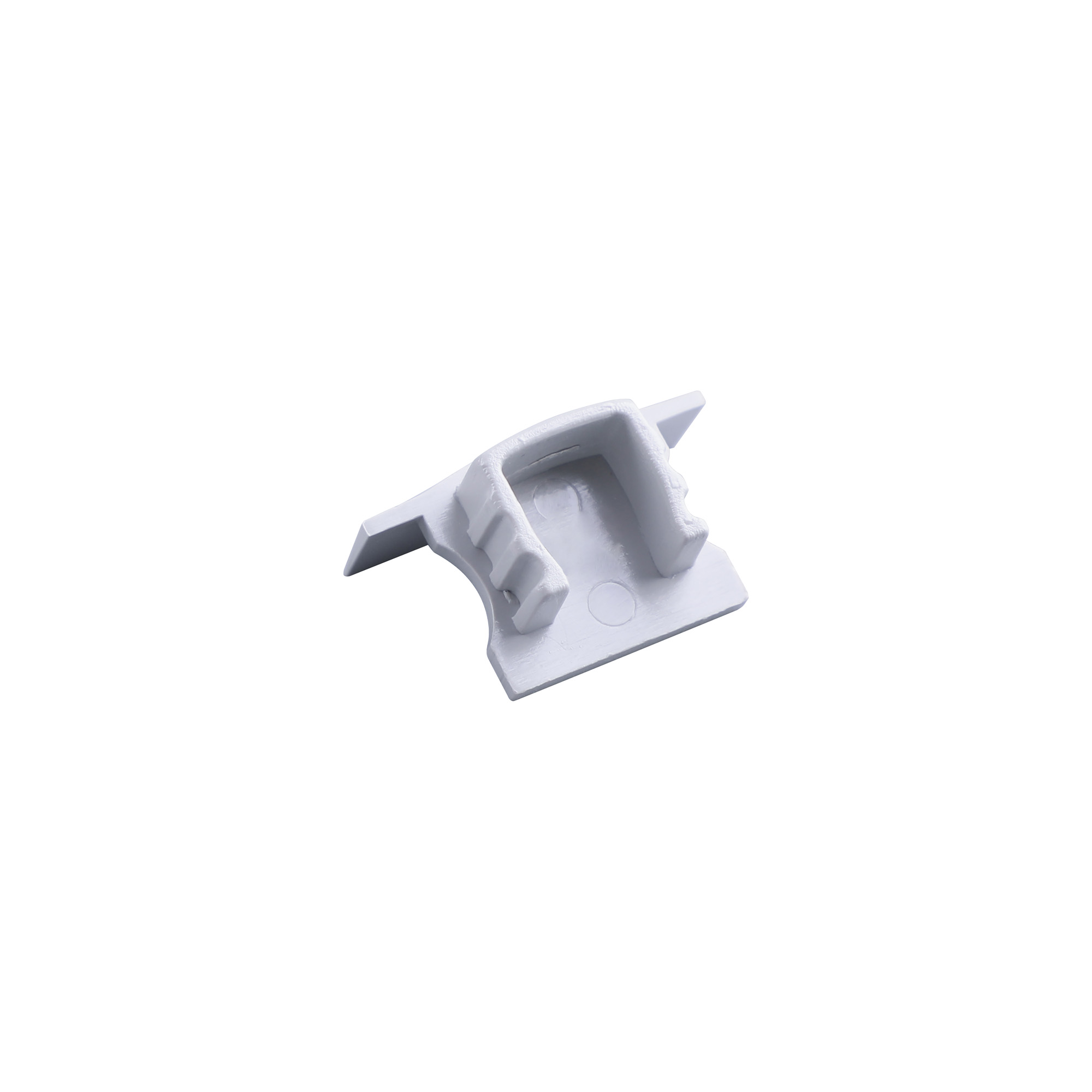 M7413  Tiras 17.3 x 15.3mm White Recessed Profile End Cap Without Hole (1pc) for M7407